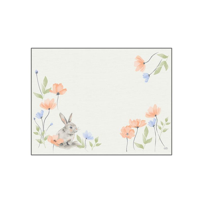 Tischset Bunny Bloom 30x40cm in Bio Dunicel Qualität