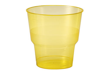 Partyglas gelb 200ml Trinkgläser