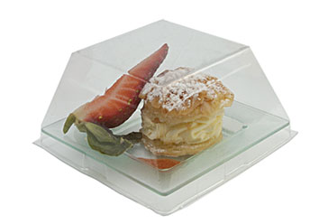 Deckel Square Plate 75x75mm Fingerfood-und Catering- Artikel