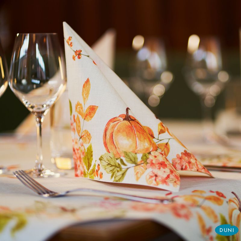 Bio Dunisoft Serviette Spicy Pumpkin 40x40cm Bio Dunisoft Serviette Autumn Gradient 40x40cm Herbstservietten