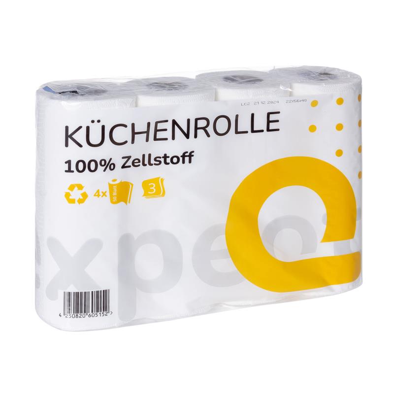 Küchenrolle 3-lagig Hochweiß FSC