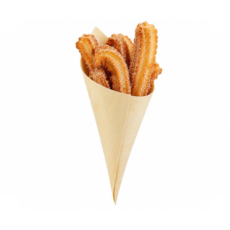 Holz Cones groß, Spitztüte aus Holz für Snacks