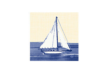 Sailing, Cocktailservietten 24x24cm 250 Stück