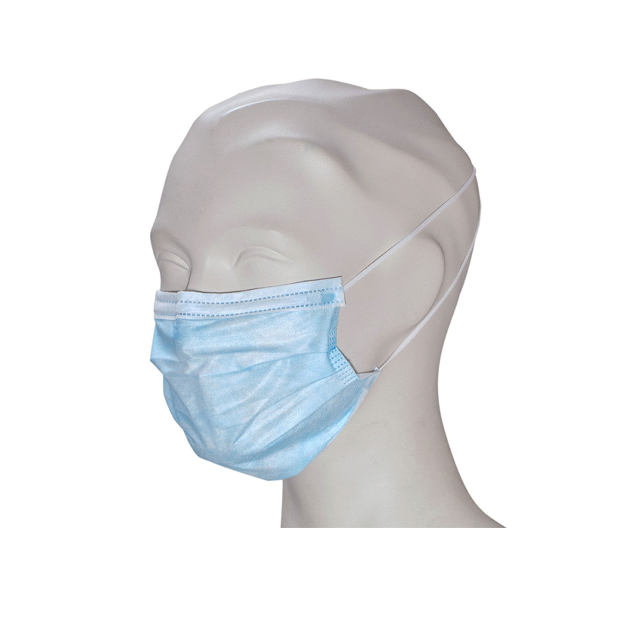 medizinische OP Maske, 3-lagig, blau