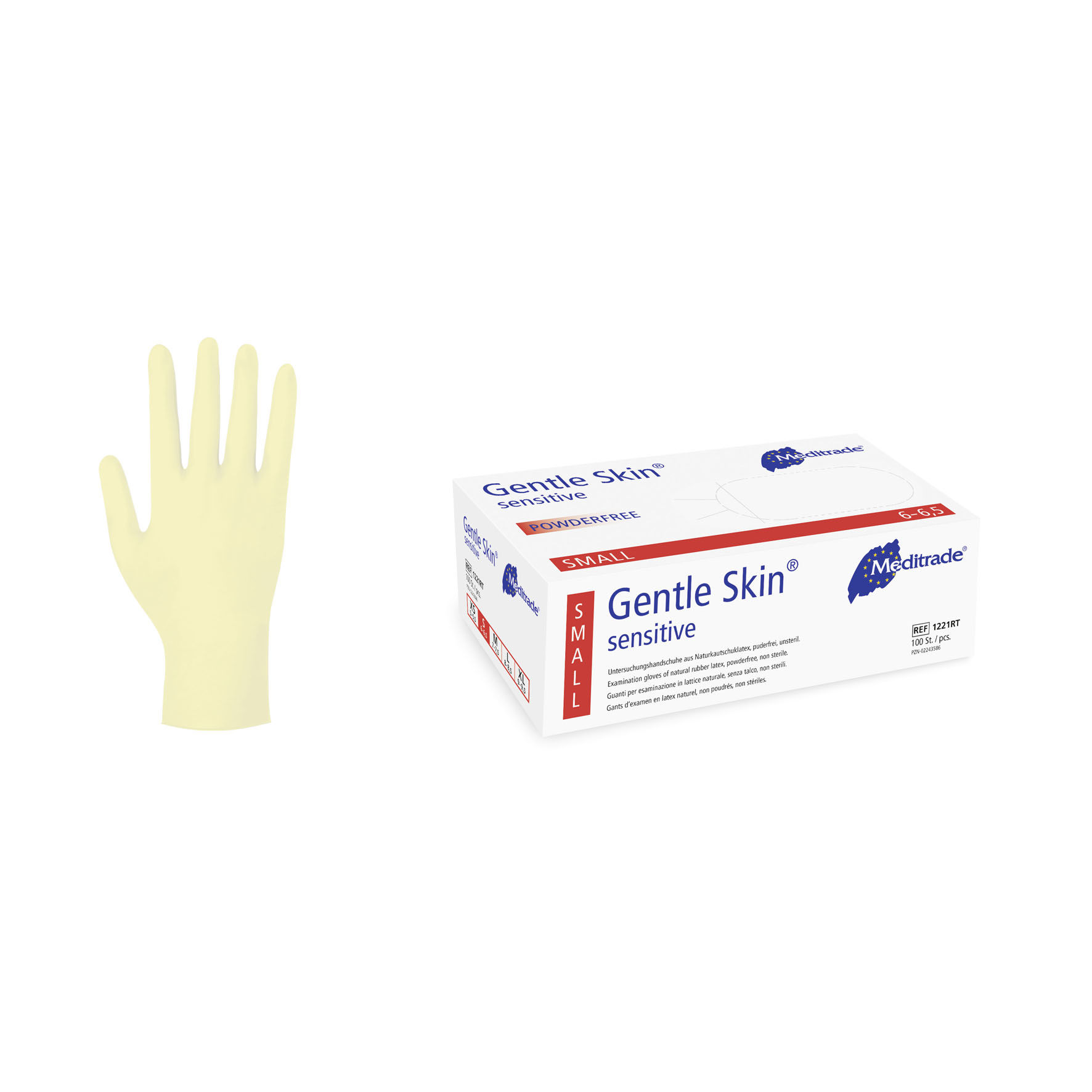 Gentle Skin Sensitive Latex-Handschuh, Größe M
