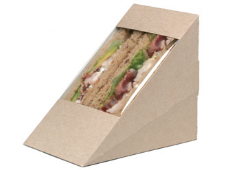 Sandwichbox braun 2-er ECO