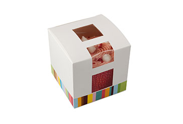 Cup Cake Box 1-er, 80x80x80mm