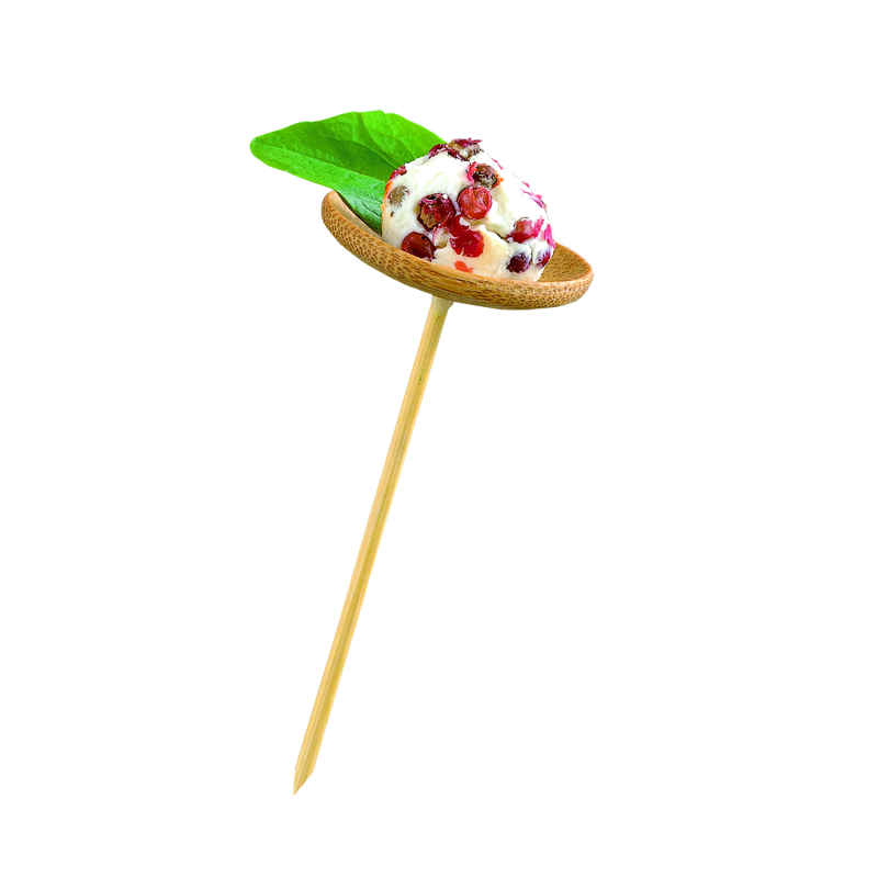 Holzspieße Stick Thani, Mini Teller 100mm