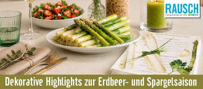 Spargel- und Erdbeerzeit