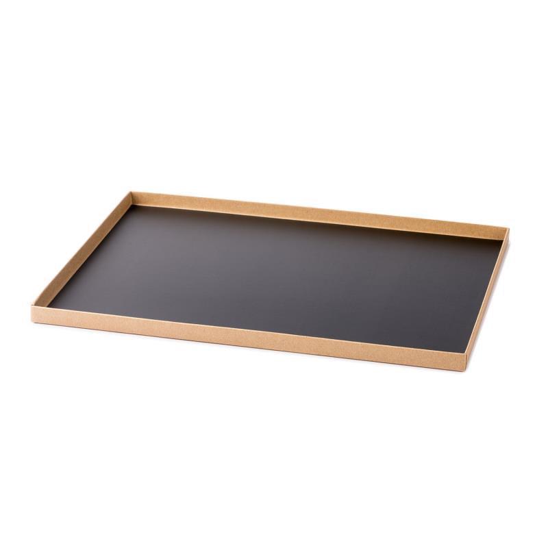 Caterlux Tablett Atlas 1/1 Kraft-Schwarz 37x27x1,5cm