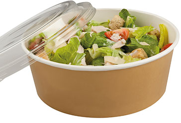 Salatschalen/Multifoodpot 1000ml braun Verpackungen 2 go