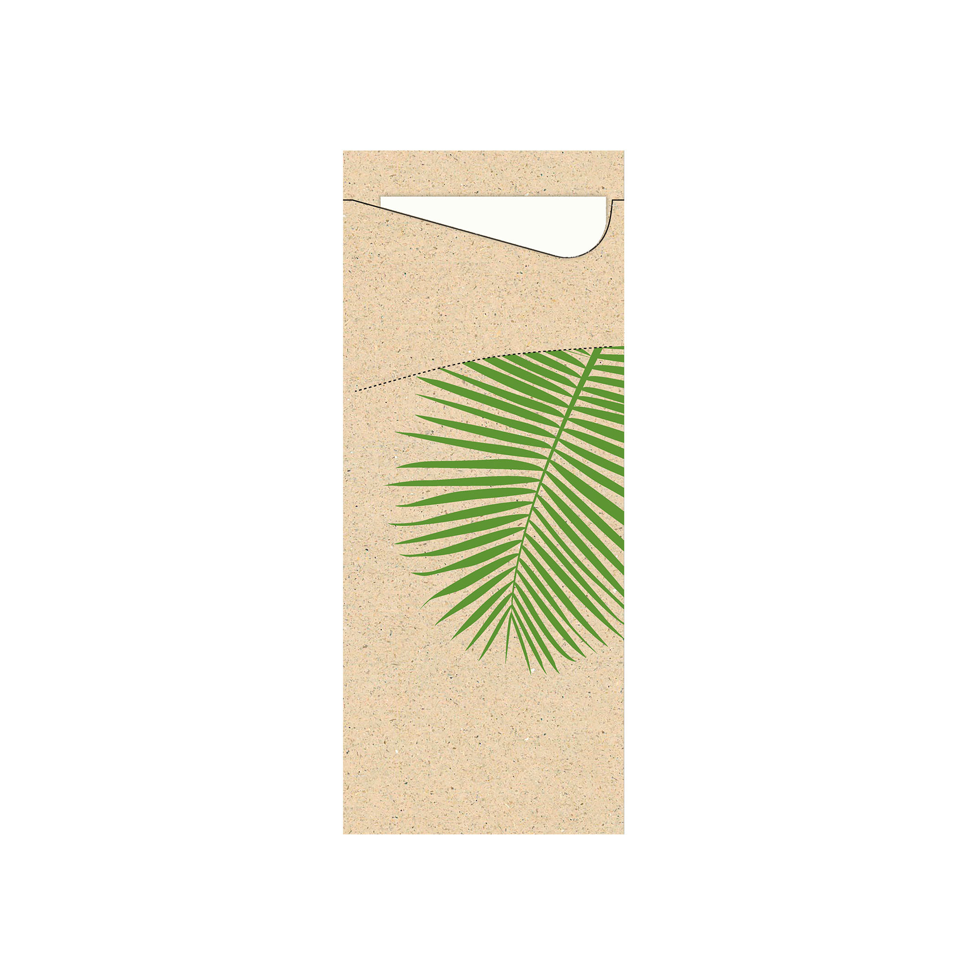 Leaf (aus Graspapier) Serviettenbeutel/Bestecktaschen