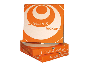 frisch & lecker 33x33x4,5cm Pizzakarton &  Flammkuchen &amp Kuchenkarton