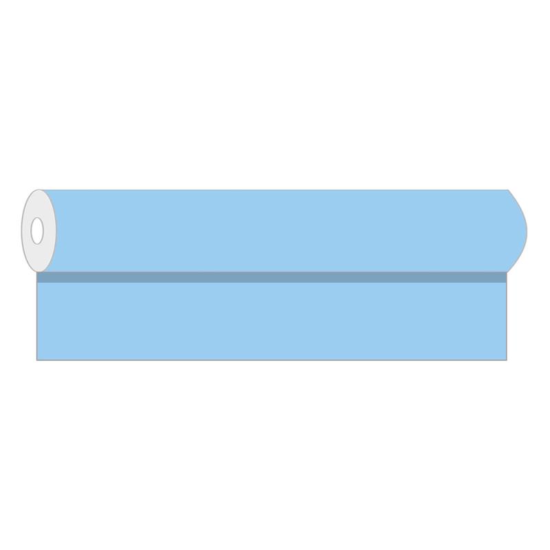 Tischdecke Rolle Farbe Hellblau mit weißem Hintergrund