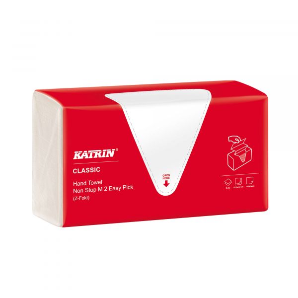 Katrin Easy Pick 24x25,5cm 2-lg weiß