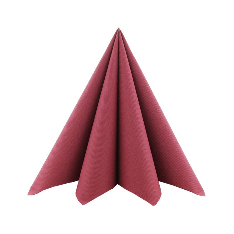 Airlaid Serviette Bordeaux 40x40cm