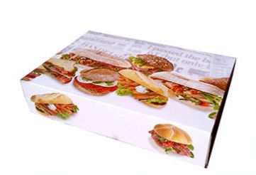 Sandwichkarton 360x250mm Transportbox