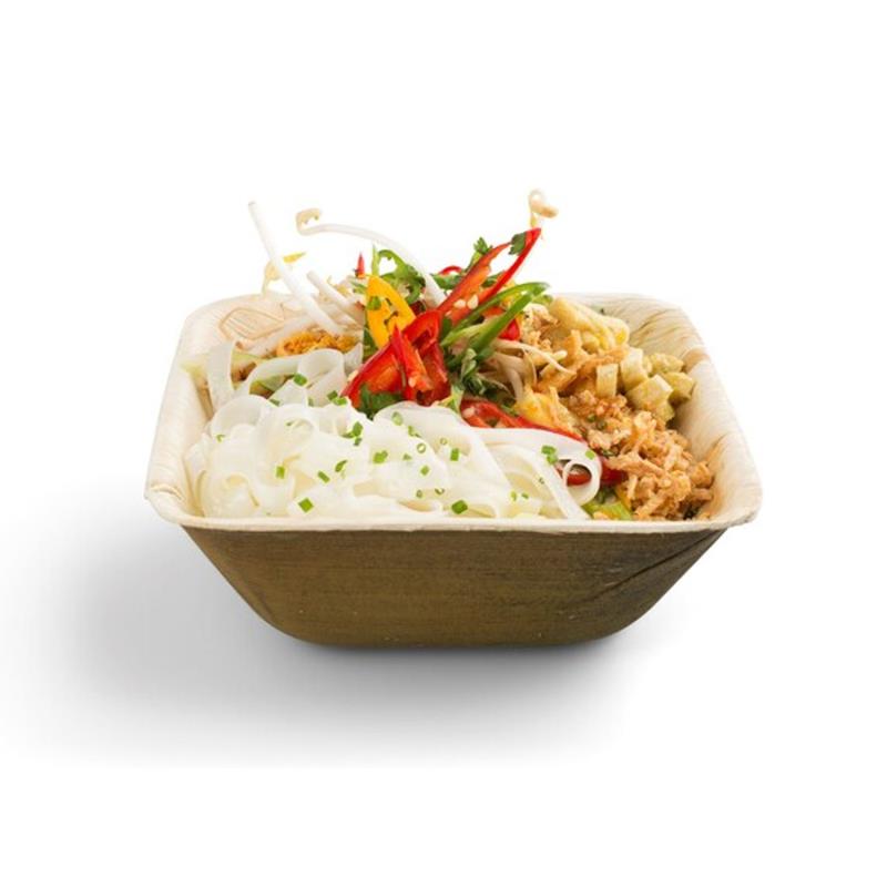 Schale aus Palmblatt 14x14x5cm