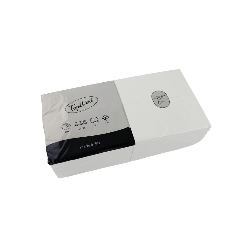Zelltuch-Servietten 33x33cm, 2-lagig, 1/8 F