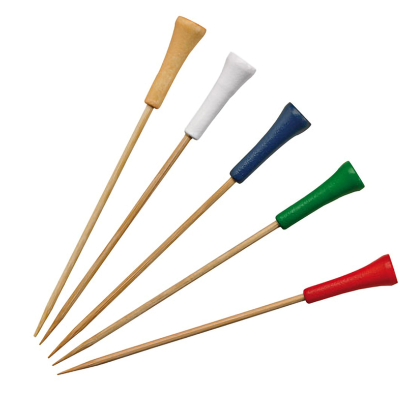 Holzspieße Stick Golf Holz 120mm