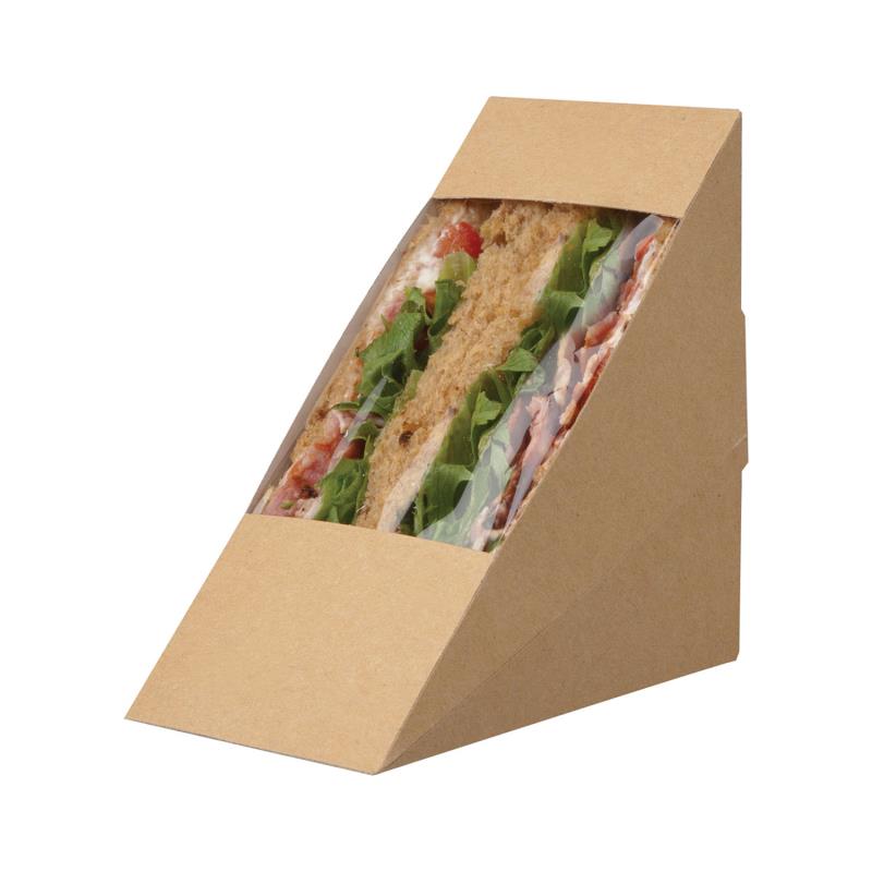 Sandwichbox braun 2-er ECO
