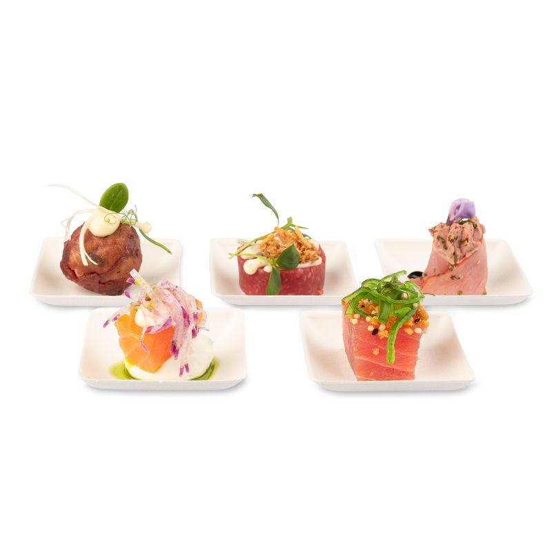 Santo Teller 65x65mm aus Bagasse - PFAS-frei & nachhaltig