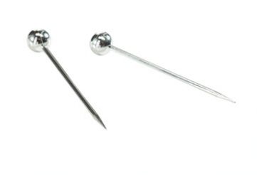 Stick Nadel silber 70mm Fingerfood-und Catering- Artikel