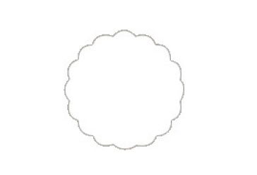 Tassendeckchen Tissuewatte 75 mm, 9-lagig Weiß