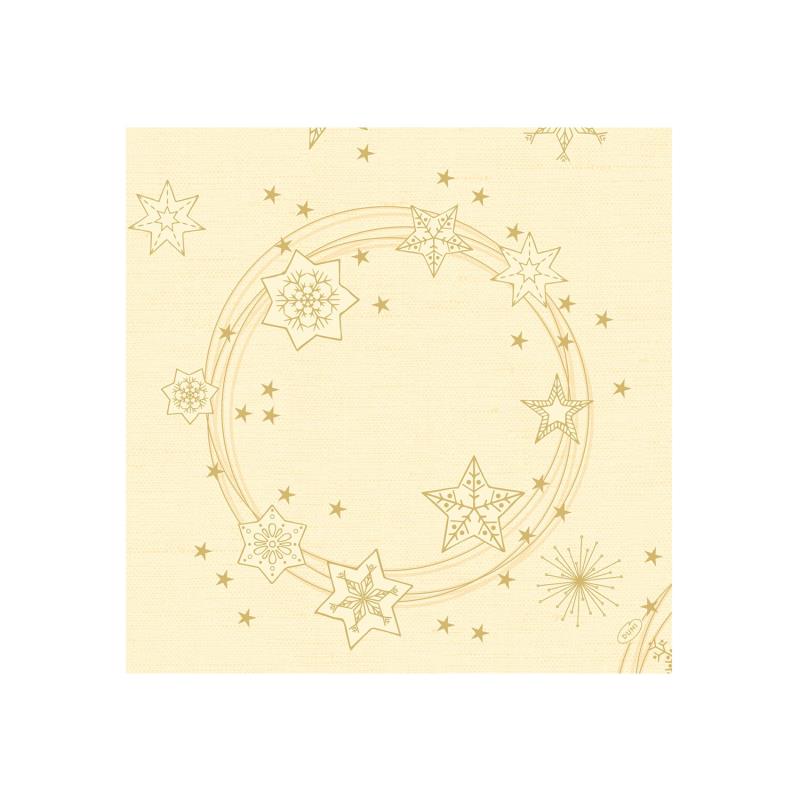 Serviette Star Shine Cream 40x40cm