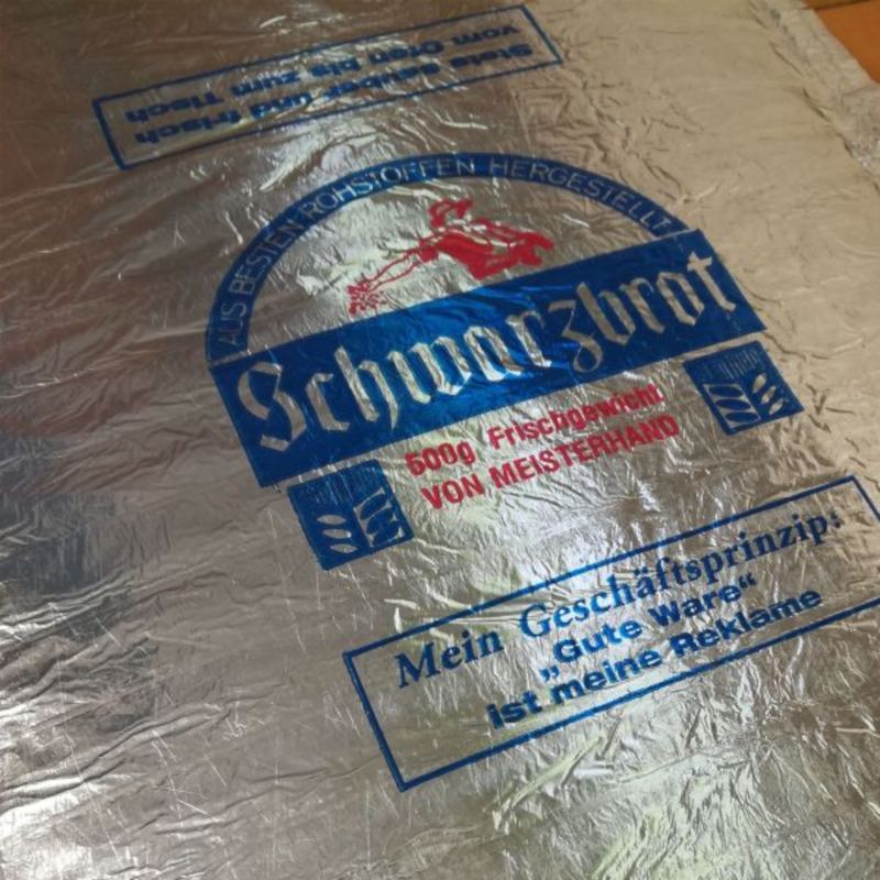 Silberpapier Schwarzbrot Einschlagpapier, 1000 Stück