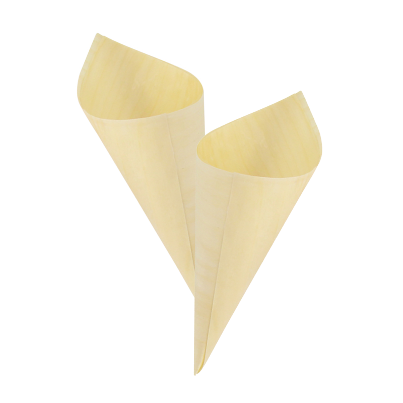 Holz Cones groß Cateringartikel Natureworld