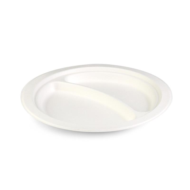 Senza Teller 225mm 2-teilig aus Bagasse - PFAS-frei & nachhaltig