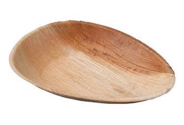 Palmblatt Schale oval Ellipse