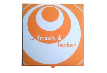 frisch & lecker 26x26x4,5cm Pizzakarton &  Flammkuchen &amp Kuchenkarton