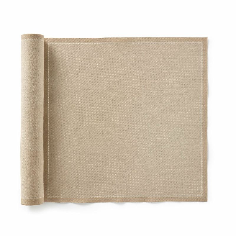 Stoffservietten beige 30x30cm Baumwollservietten auf Rolle Stoffservietten beige 30x30cm Baumwollservietten auf Rolle, waschbar wiederverwendbar