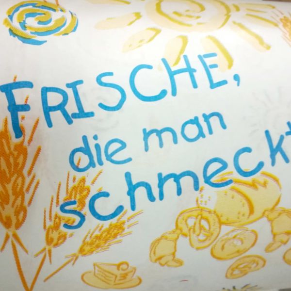 Bäckerpapier mit Motiv, 50 cm Einschlagpapier auf Rolle