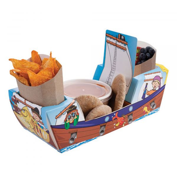 Kinder Trays - Piratenboot