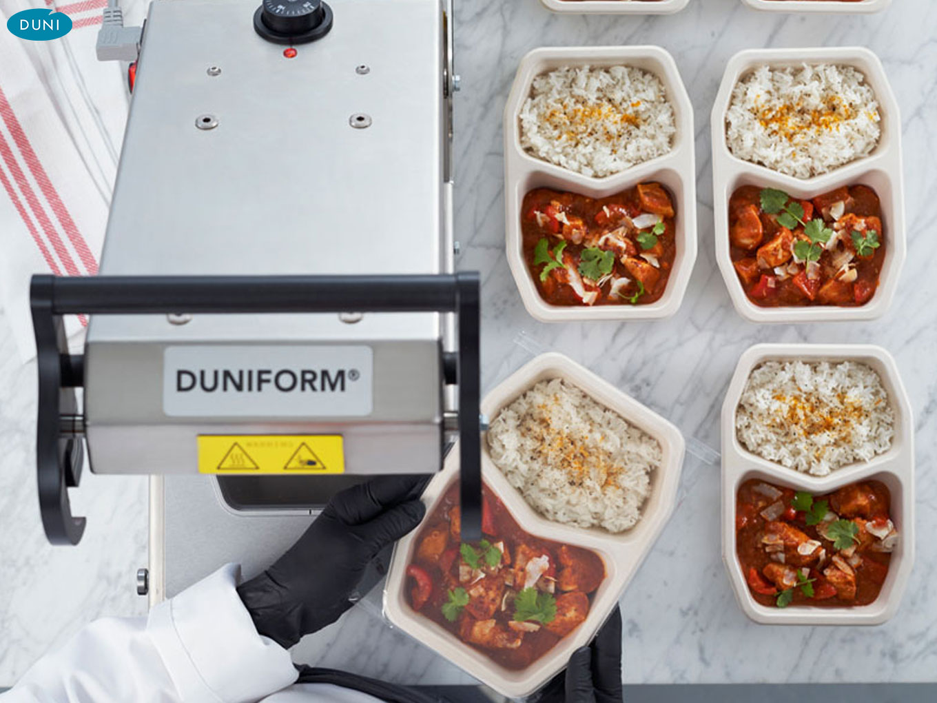 Siegelschalen und Siegelmaschine