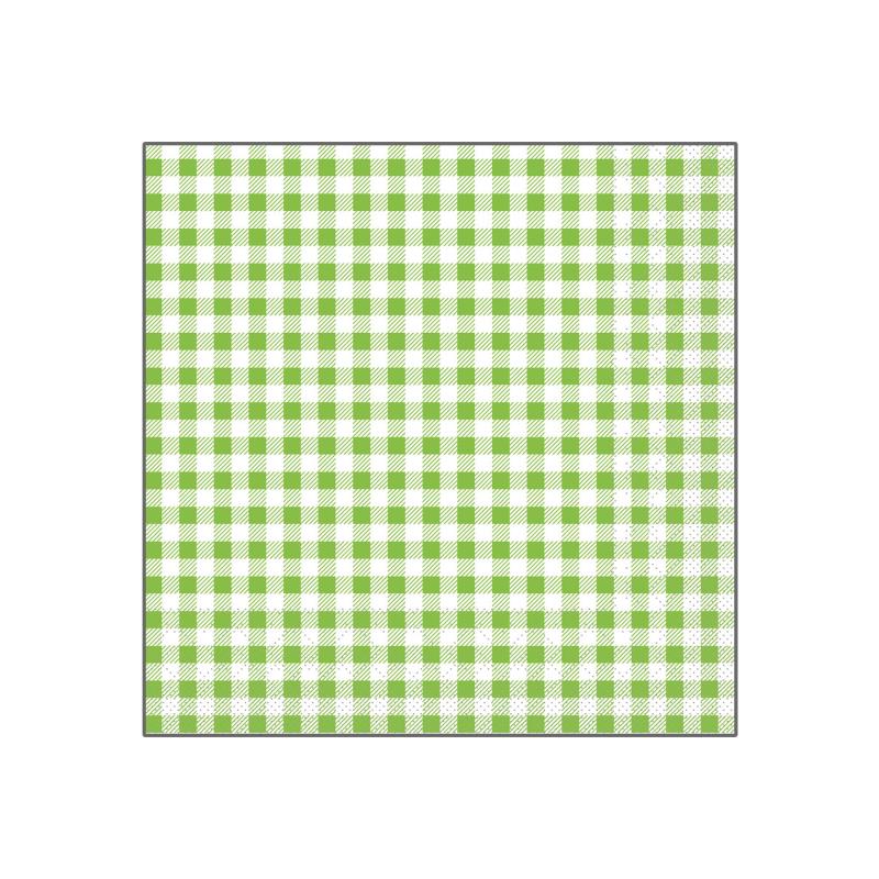 Zelltuch Serviette Robin Grün 33x33cm