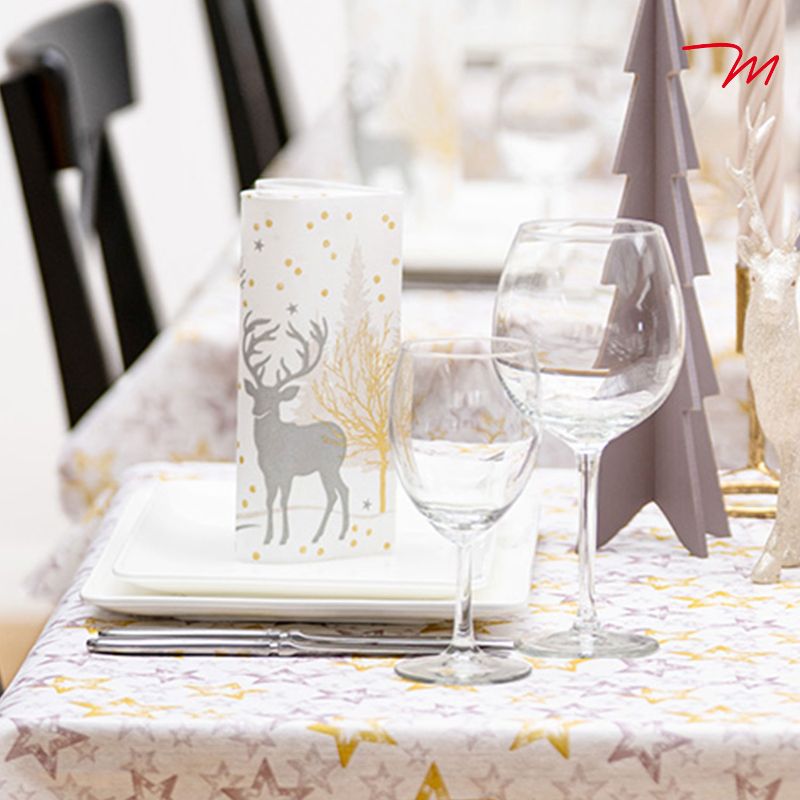 Airlaid Serviette Josia 40x40cm Professionelle Serviettenlösungen für hochwertige Festessen Weihnachtliche Tischaccessoires