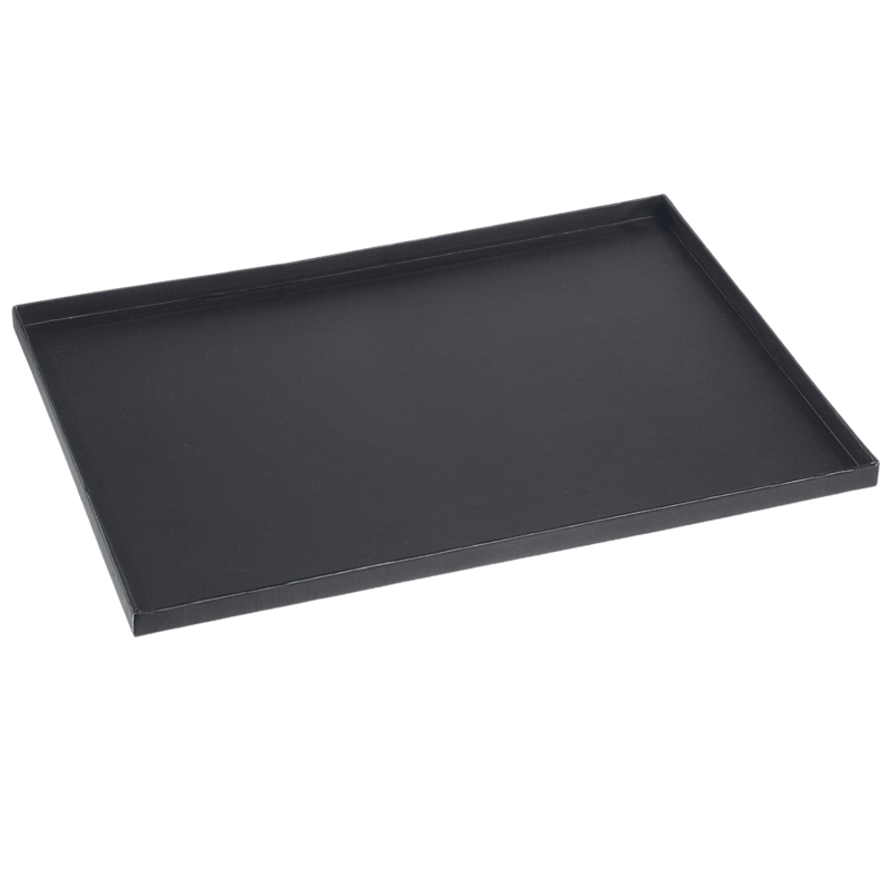 Caterlux Tablett Atlas 1/1 Schwarz 38x27,5x1,4cm Tablettsysteme aus Kartonage