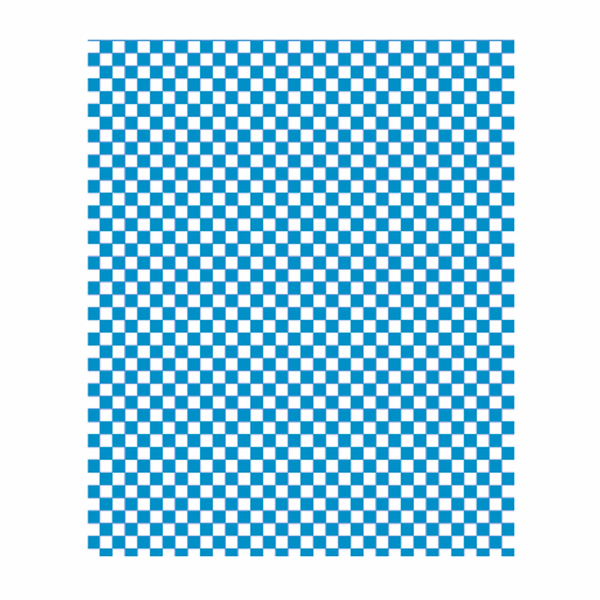 Hamburgerpapier blau weiß kariert neu