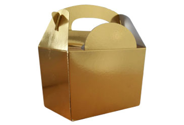 Mini Lunchbox gold glänzend