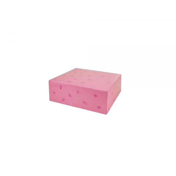 Tortenkarton 32x32x11cm pink Verpackungen 2 go