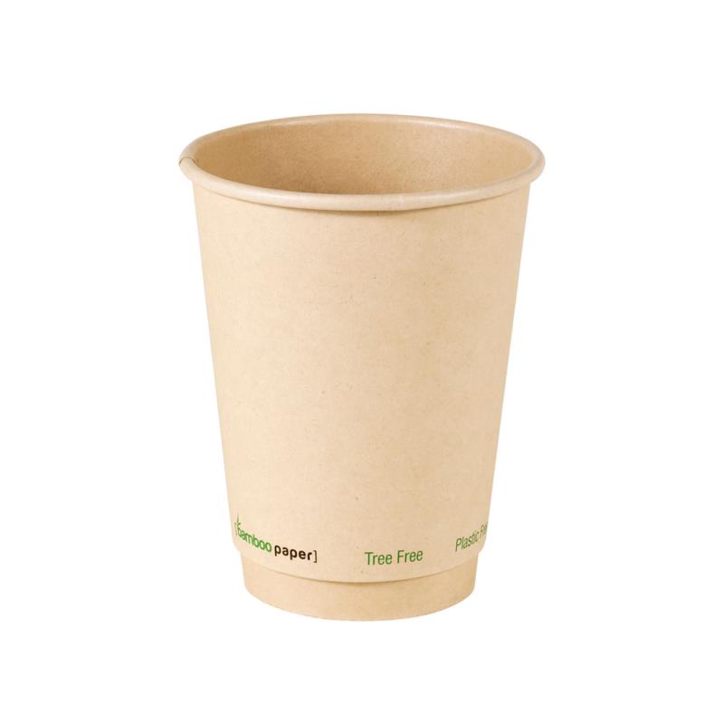 Kaffeebecher 0,12ltr Bambus mit wasserbasierten Beschichtung