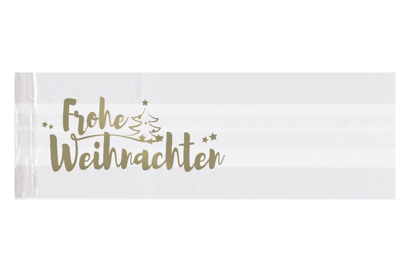 Polypropylen Seitenfaltenbeutel Weihnachten Polypropylen Seitenfaltenbeutel Frohe Weihnachten