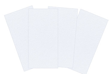 Papierservietten 33x33cm, 1-lagig, 1/4 F