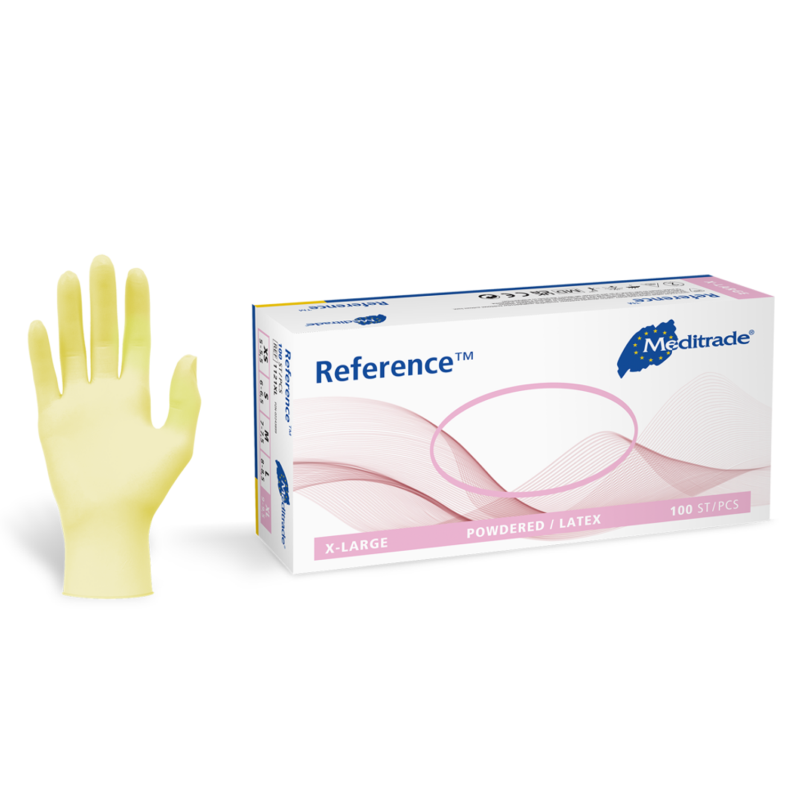 Handschuhe Reference Latex gepudert, unsteril