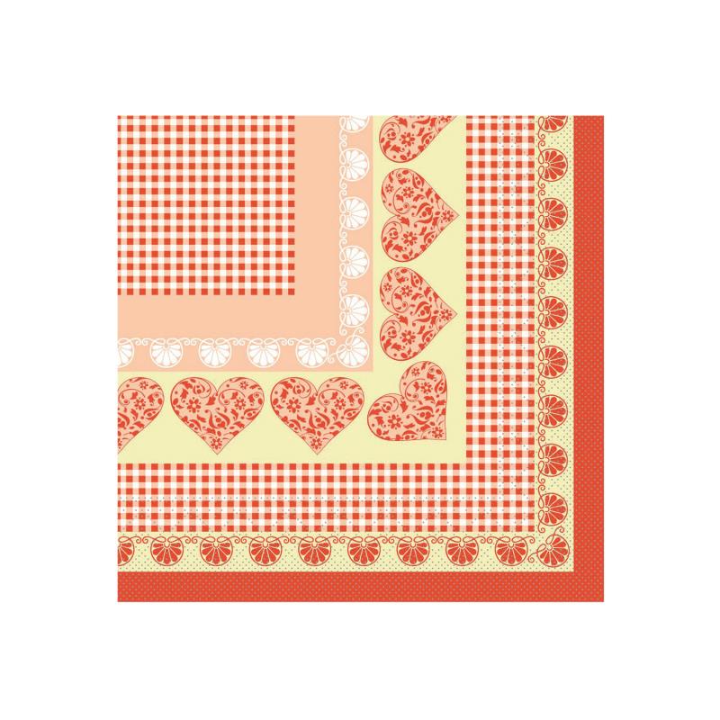 Zelltuch Serviette Uschi 40x40cm