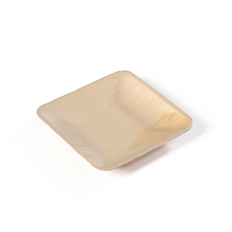 Teller aus Palmblatt 15x15x1,4cm